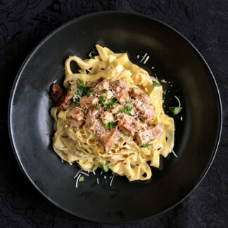 Pork Fettuccine Alfredo